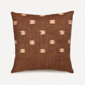 Vintage Fabric Silk Pillow 18" x 17.5"