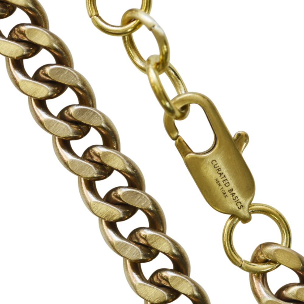 9mm Brass Chain Necklace