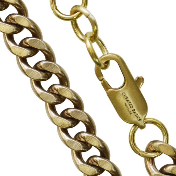 9mm Brass Chain Necklace