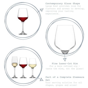 Lal Red Wine Glass - 400ml