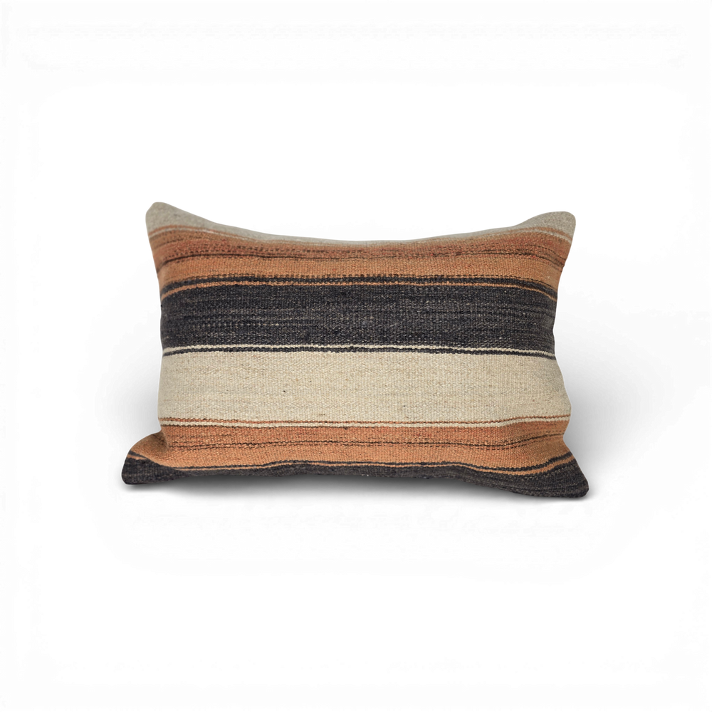 Vintage Kilim Pillow • 16” x 24”