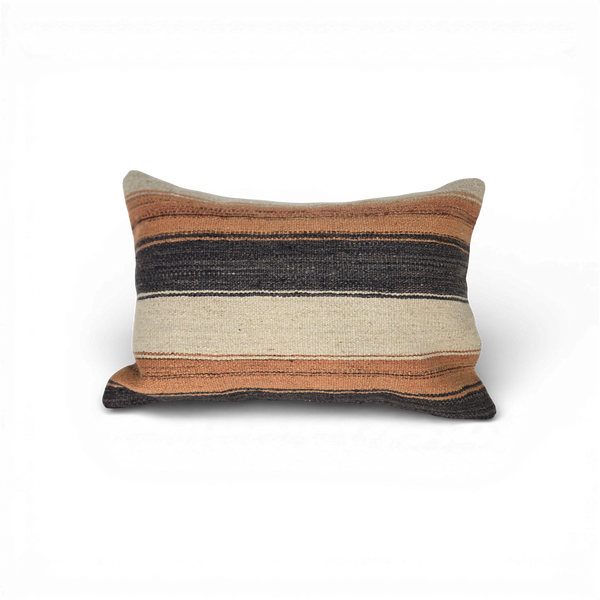 Vintage Kilim Pillow • 16” x 24”