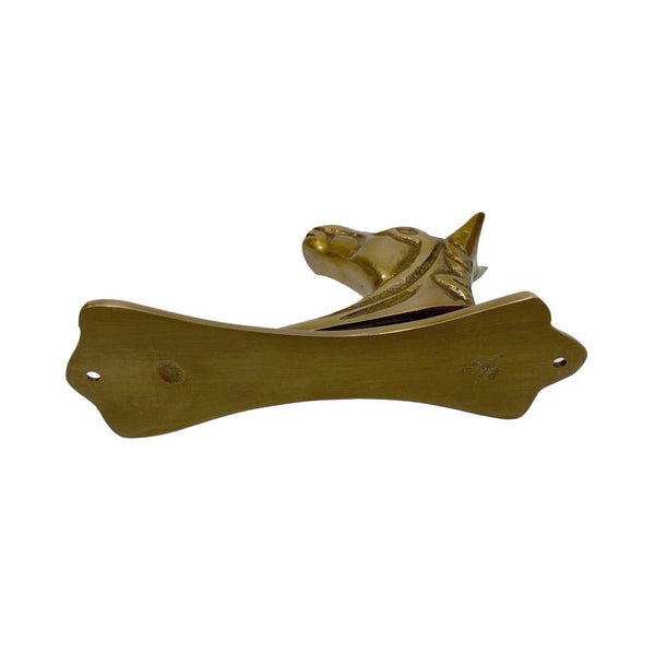 Antiqued Brass Horse Head Door Knocker | 6” | Home Accents