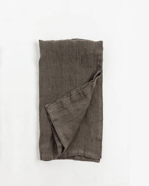 Stone Washed Linen Hemmed Dinner Napkin