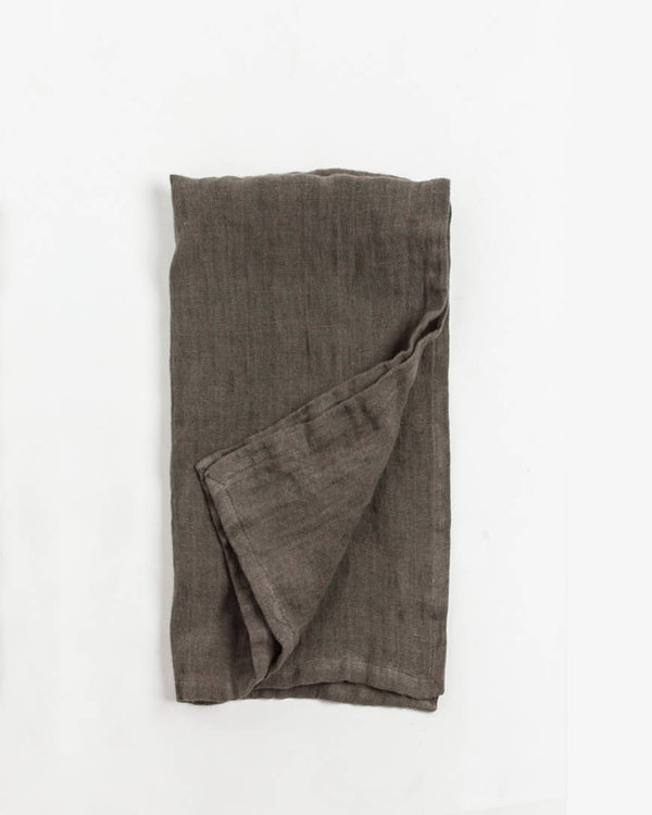 Stone Washed Linen Hemmed Dinner Napkin