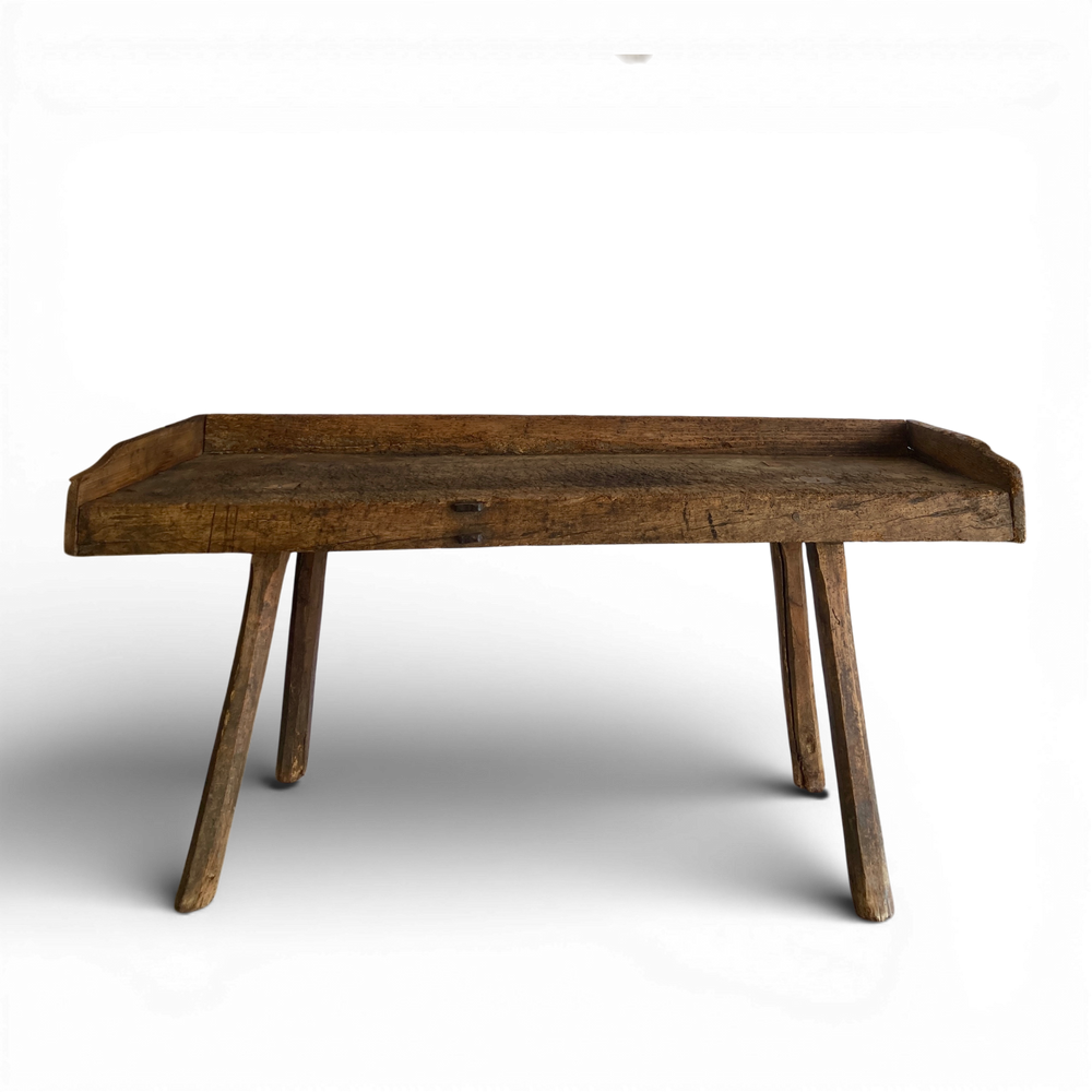 Antique Butcher Block Table