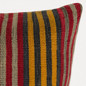 Vintage Kilim Pillow • 28” x 28”