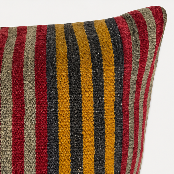 Vintage Kilim Pillow • 28” x 28”