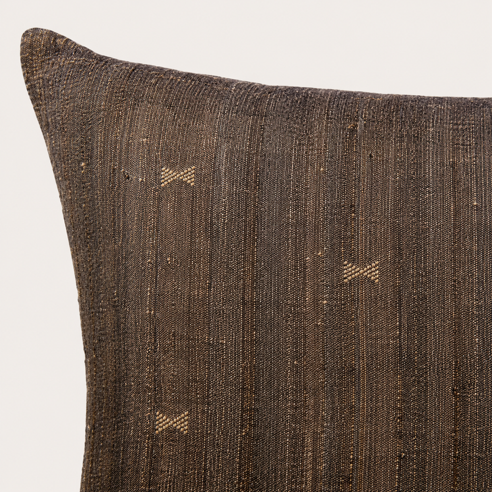 Vintage Fabric Pillow 21" x 15"