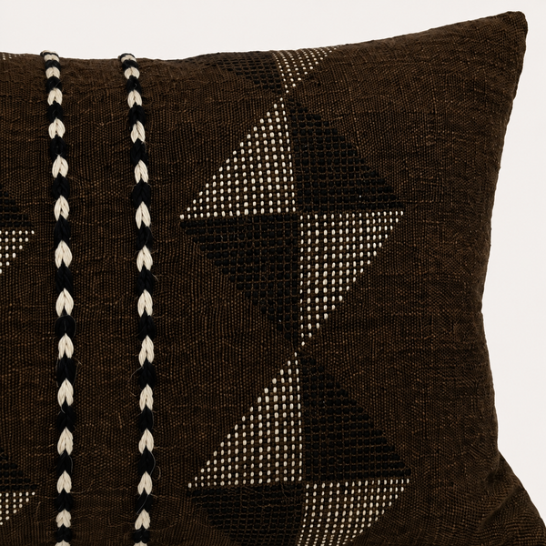 Vintage Fabric Pillow 21” x 14”