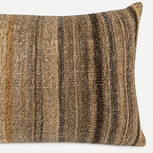 Vintage Fabric Pillow 22" x 14"