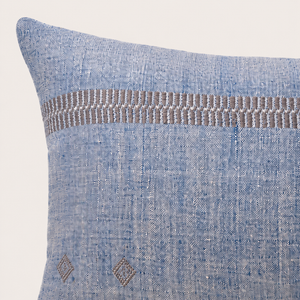 Vintage Fabric Pillow 23" x 19"