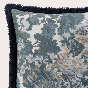 Fringed Square Cushion Tapestry