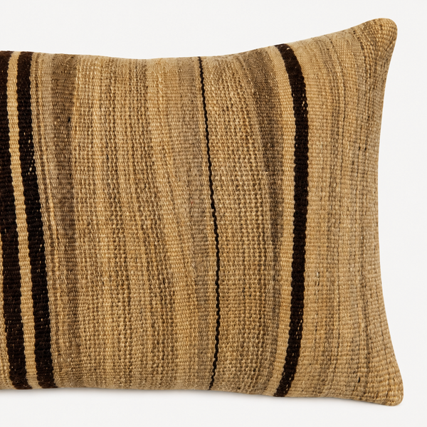 Vintage Fabric Pillow 21" x 11"
