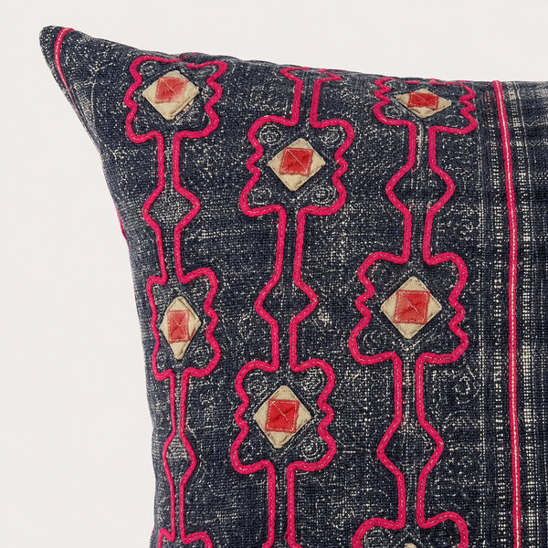 Vintage Fabric Pillows 17.5" 15"