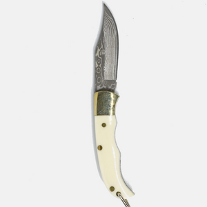 Ox-bone // Ox-horn Inlay Pocket Knife