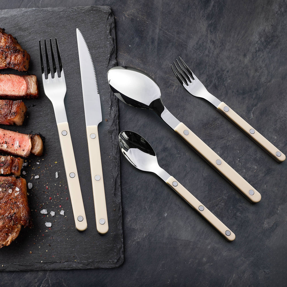 French Cutlery with Cream Handle