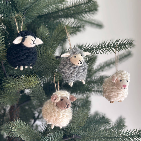 Felt Sheep Ornament