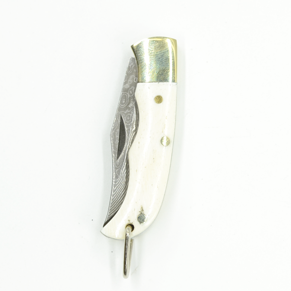 Ox-bone // Ox-horn Inlay Pocket Knife