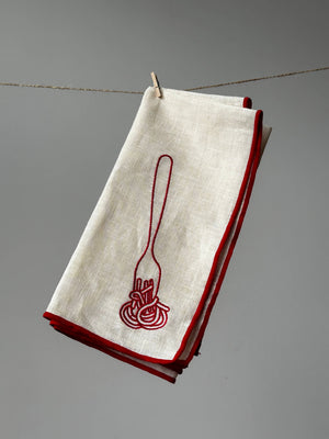 Spaghetti Linen Blend Napkins