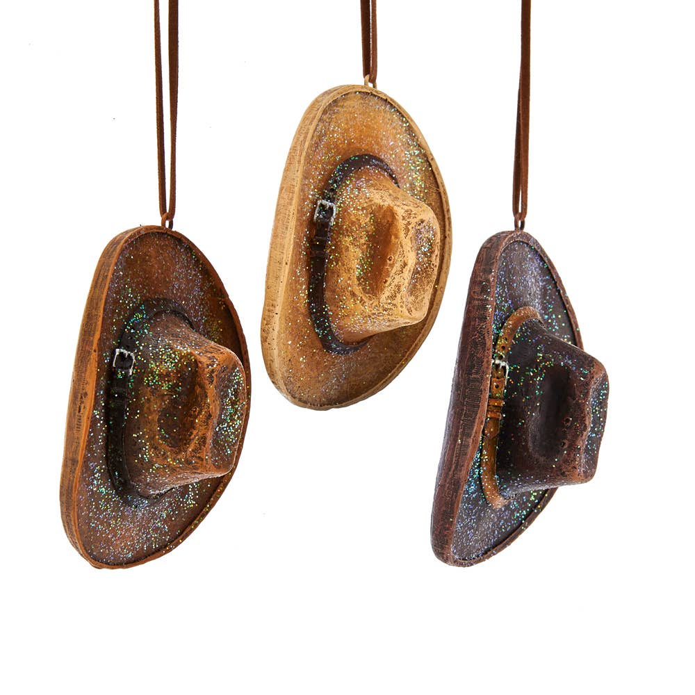 Resin Cowboy Hat Ornament