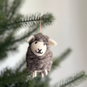 Felt Sheep Ornament