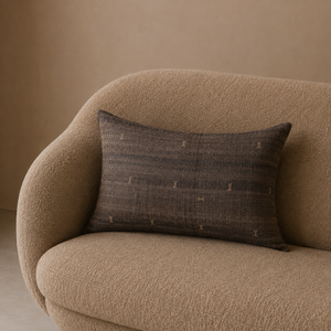 Vintage Fabric Pillow 21" x 15"