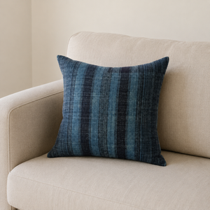 Vintage Fabric Pillow 18.5" x 18.5"
