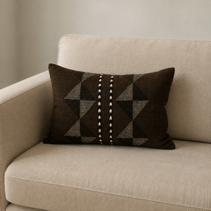 Vintage Fabric Pillow 21” x 14”