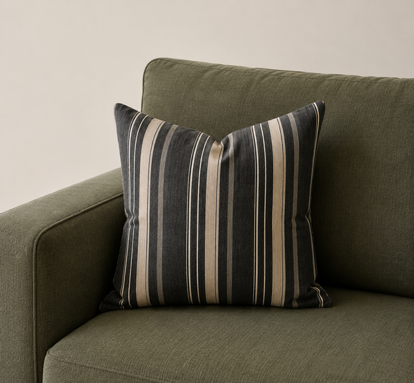 Vintage Fabric Pillow • 17" x 17”