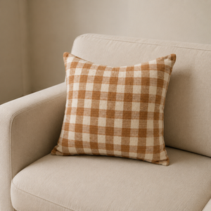 Checkered Pillow SM 17” x 17”