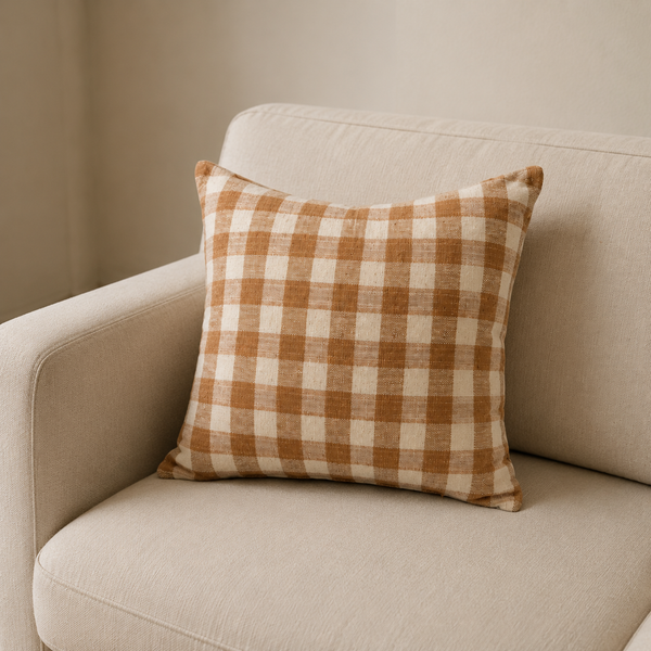 Checkered Pillow SM 17” x 17”