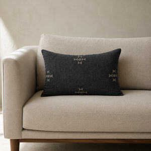 Vintage Fabric Pillow 18.5" x 14"