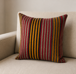 Vintage Kilim Pillow • 28” x 28”