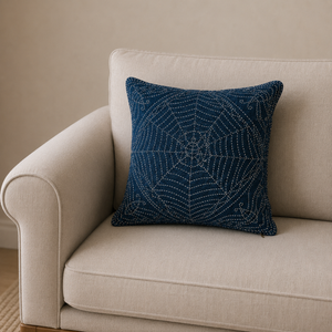 Vintage Fabric Pillow 13" x 13"