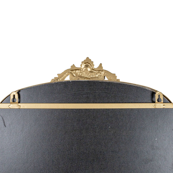 Antiqued Brass Wall Mirror