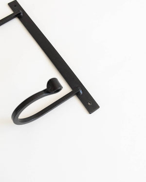 The Wrought Iron Rack with Hooks
