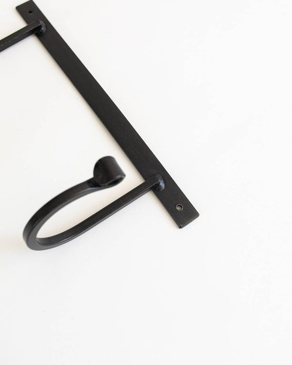 The Wrought Iron Rack with Hooks