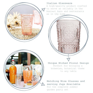 Bormioli Rocco Romantic Highball Glasses - 340ml