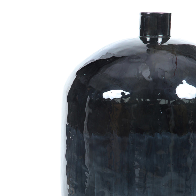Blue Enamel Vase