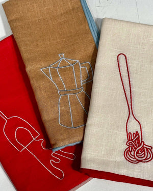 Spaghetti Linen Blend Napkins