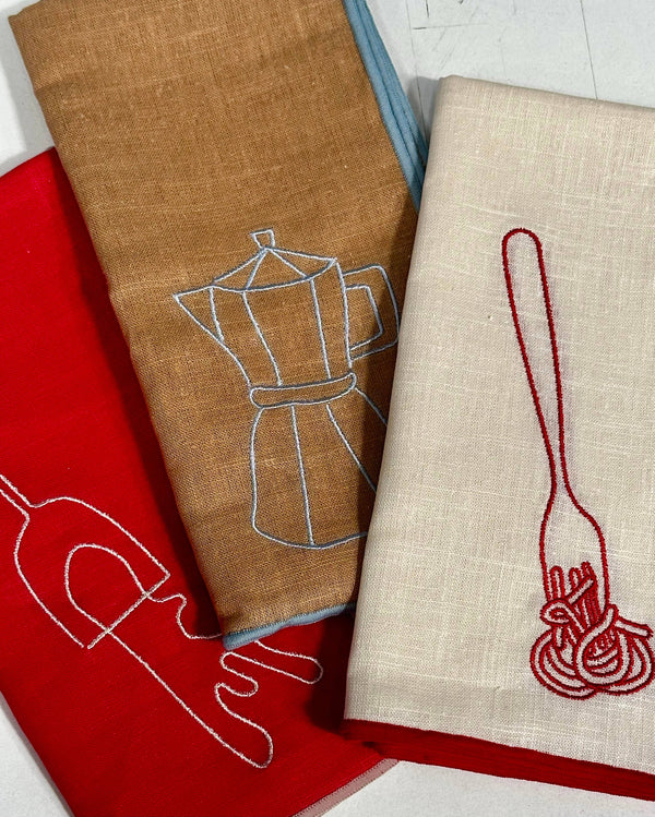 Spaghetti Linen Blend Napkins