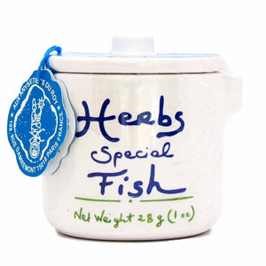 Herbs de Provence in a handmade crock | Anysetiers du Roy