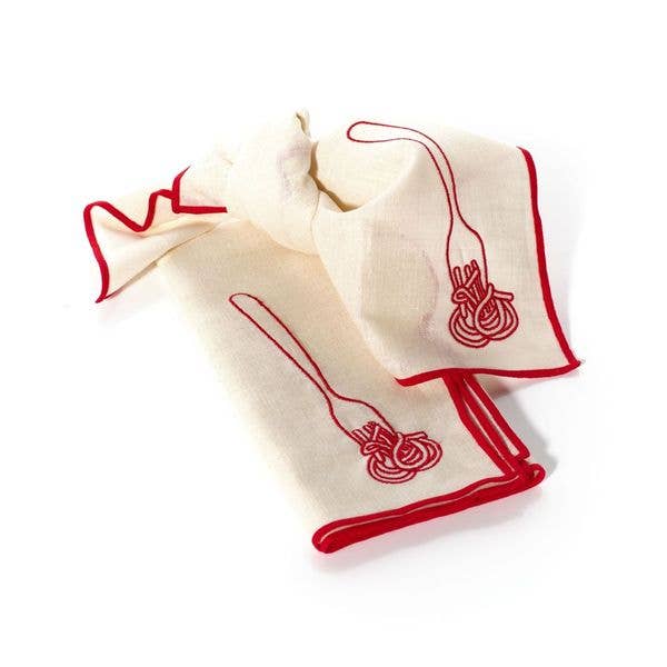 Spaghetti Linen Blend Napkins