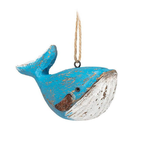 Carved Whale Ornament