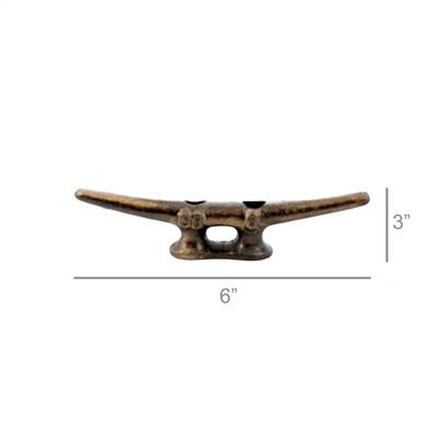 Cleat 6 in - Cast Iron