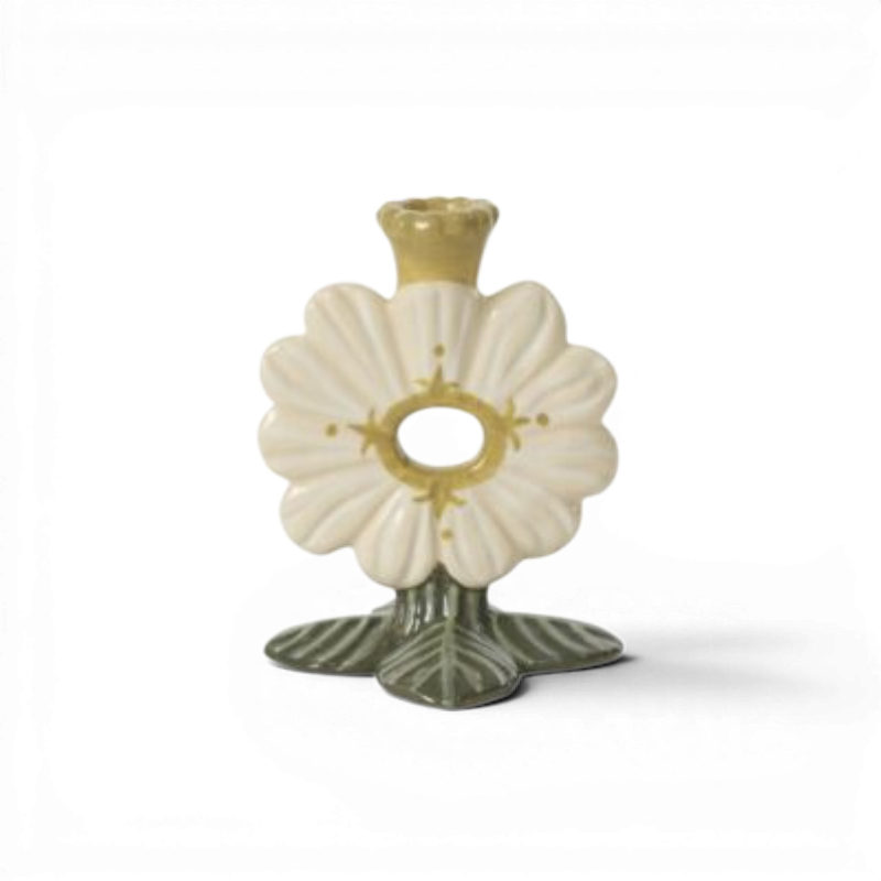 White Petal Candleholder