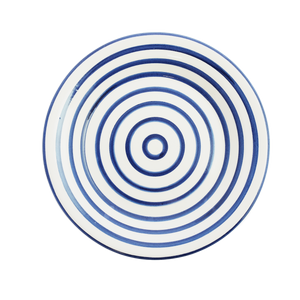 11" Dinner Plate, Cobalt Stripe Dinner Set