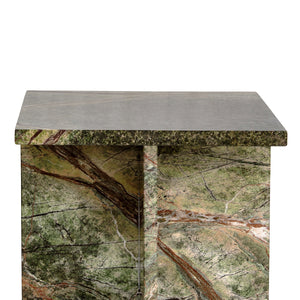 Rainforest Green Marble Accent Table