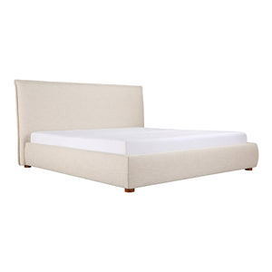 Wheat Upholstered Queen Bed
